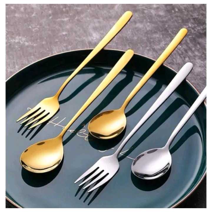 (acc ptk) Sendok Makan Bulat Korean Style Stainless Steel / Sendok Bulat Stainless Steel Sendok Kore