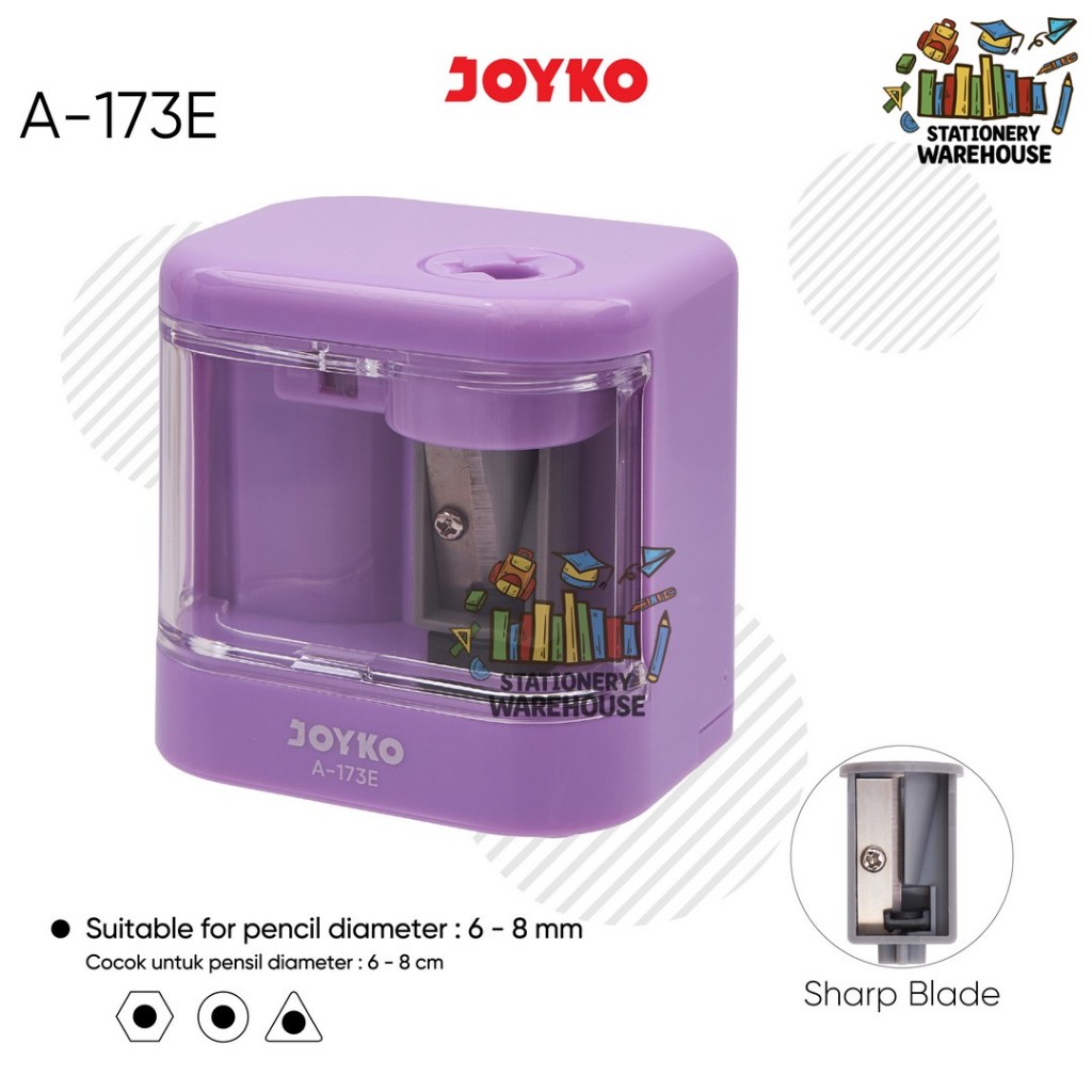 

Electric Sharpener Serutan Elektrik Joyko A-173E