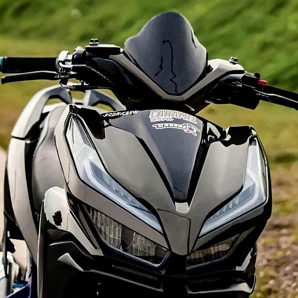 Visor honda vario 125 new visor vario 150 new bening dan smoke - windshield motor vario 125 150 new 