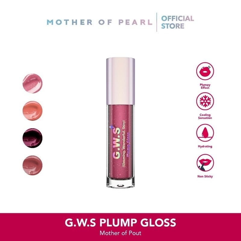 G.W.S. Plump Gloss MOP Mother Of Pearl Berryphoria