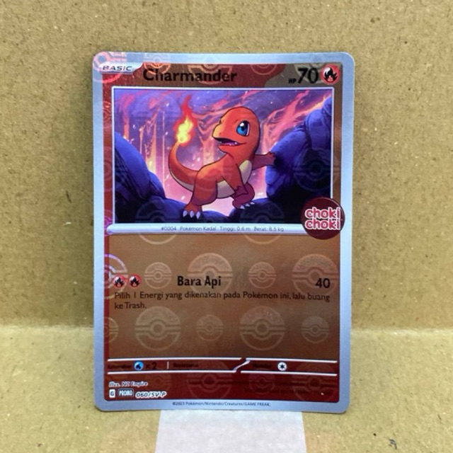 Charmander Choki-choki Hollogram | Pokemon Trading Card Game