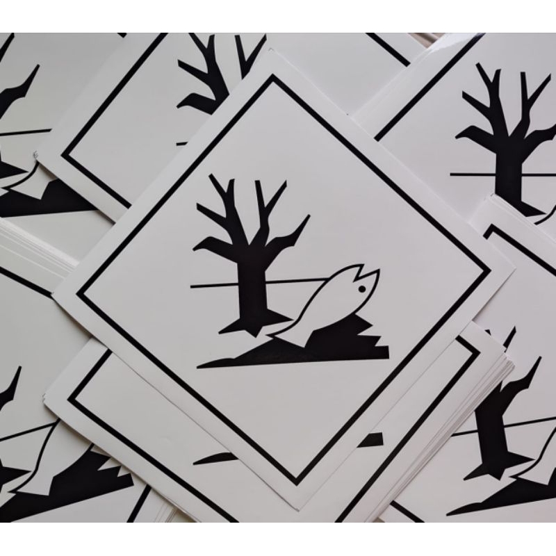 

Sticker Marine Pollutant Kualitas TOP Anti Air