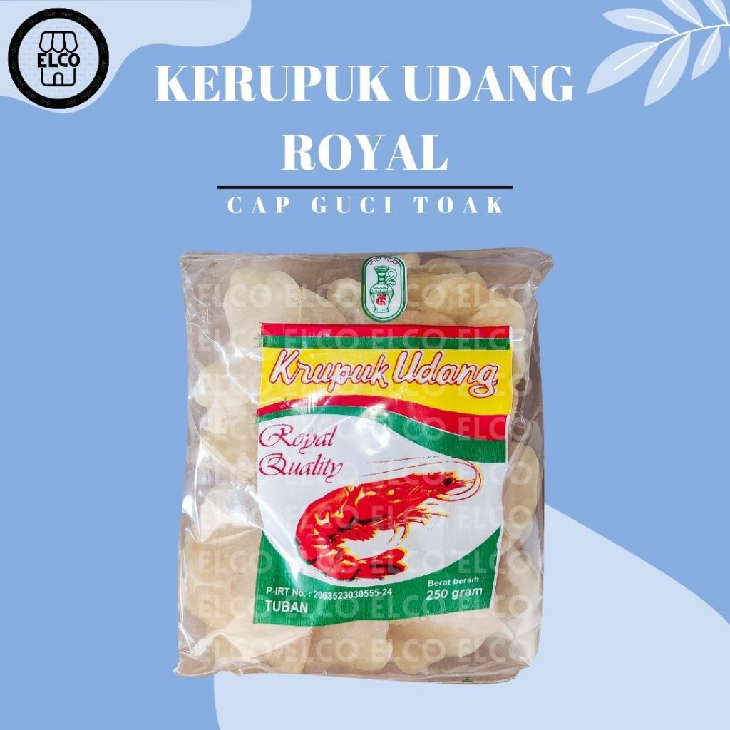 

Kerupuk Udang Royal Cap Guci Toak