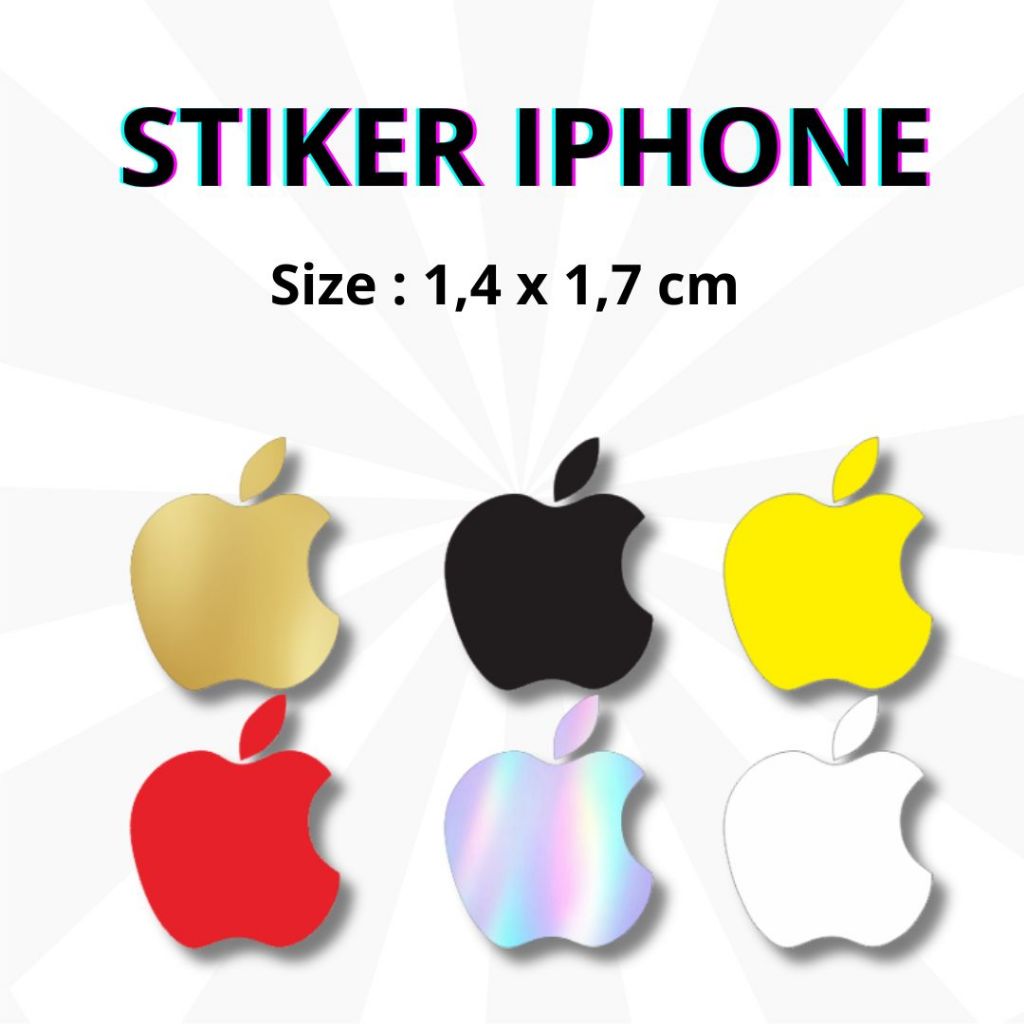 

STIKER IPHONE HOLOGRAM, GOLD, HITAM, MERAH dan PUTIH, langsunh kirim