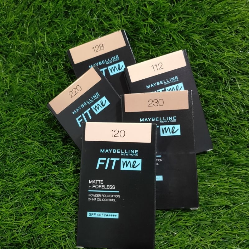 Maybelline Fit Me Matte Poreless Powder Foundation / Bedak Padat Maybelline Kemasan Panjang