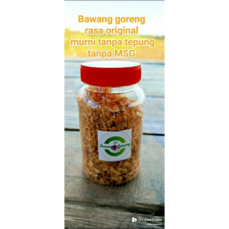 

BAWANG GORENG RASA ORIGINAL TANPA TEPUNG TANPA MSG KUALITAS PREMIUM ASLI SUMENEP