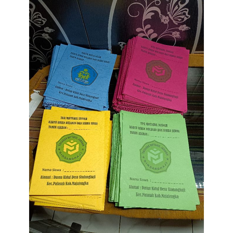 

kertas iuran bulanan paud spp tk costem desaint