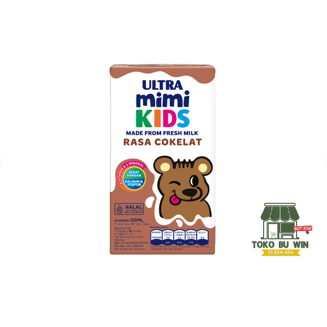 

Susu ULTRA MIMI KIDS 125ml Strawberry, Cokelat, Vanilla