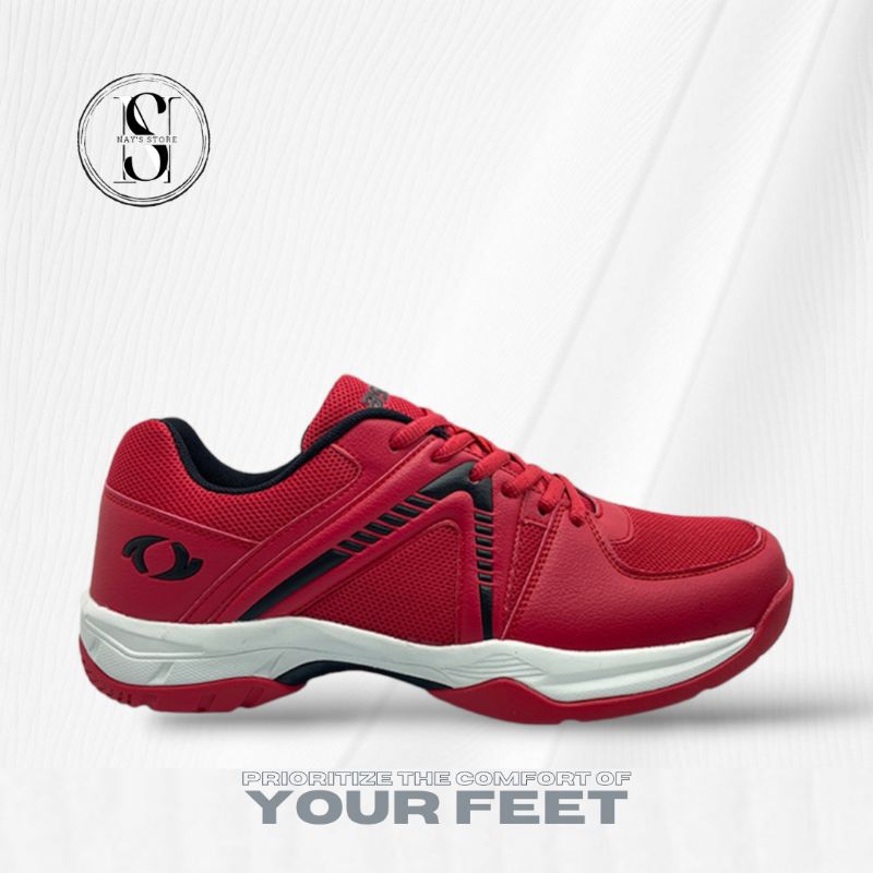 Sepatu Badminton Pria ASTEC JAE - Red