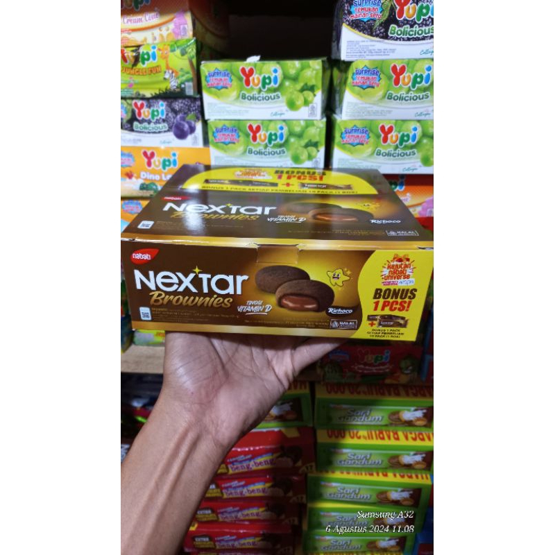 

Nextar Brownies 1box Isi 10+1 Picis @34g