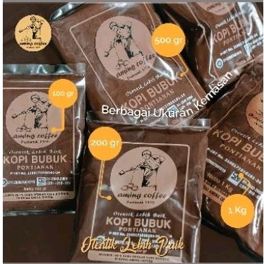 

bubuk kopi aming khas pontianak aming coffee kopi robusta 1kg