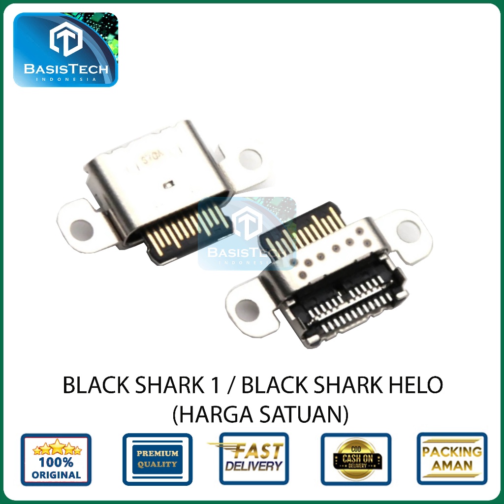 KONEKTOR LUBANG CAS CHARGER BLACK SHARK 1 - BLACK SHARK HELO - ORI