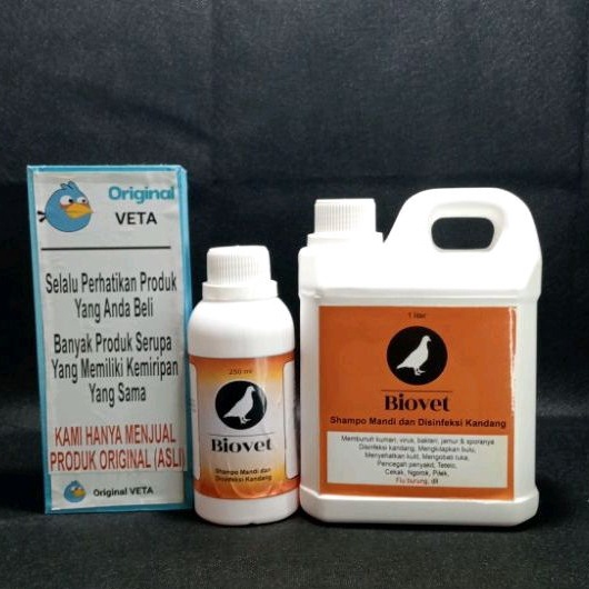 KODE N83L SHAMPO BIOVET VITAREST SAMPO BURUNG MERPATI DARA DISINFEKTAN KANDANG
