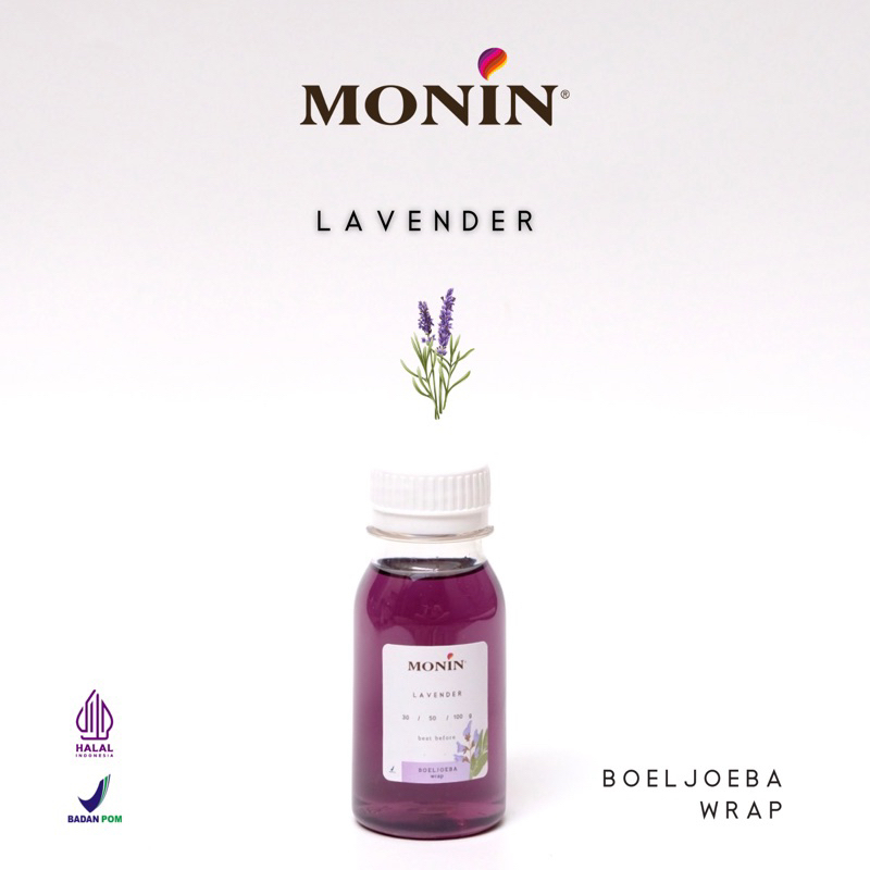 

Monin Lavender Syrup Repack [30, 50, 100] g