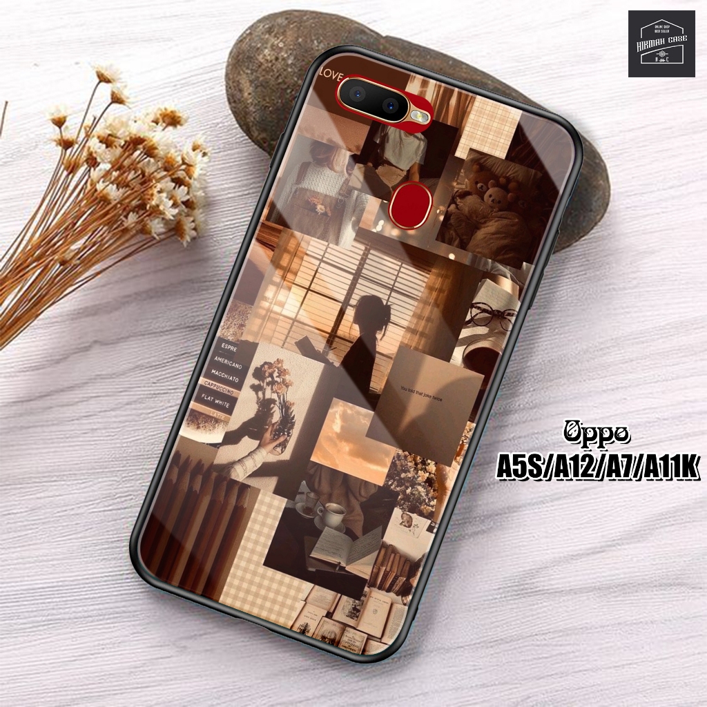 Case Oppo A5S/A12/A7/A11K - Casing Hp Oppo A5S/A12/A7/A11K - Motif ( AESTHETIC ) - Silikon Hp Oppo A