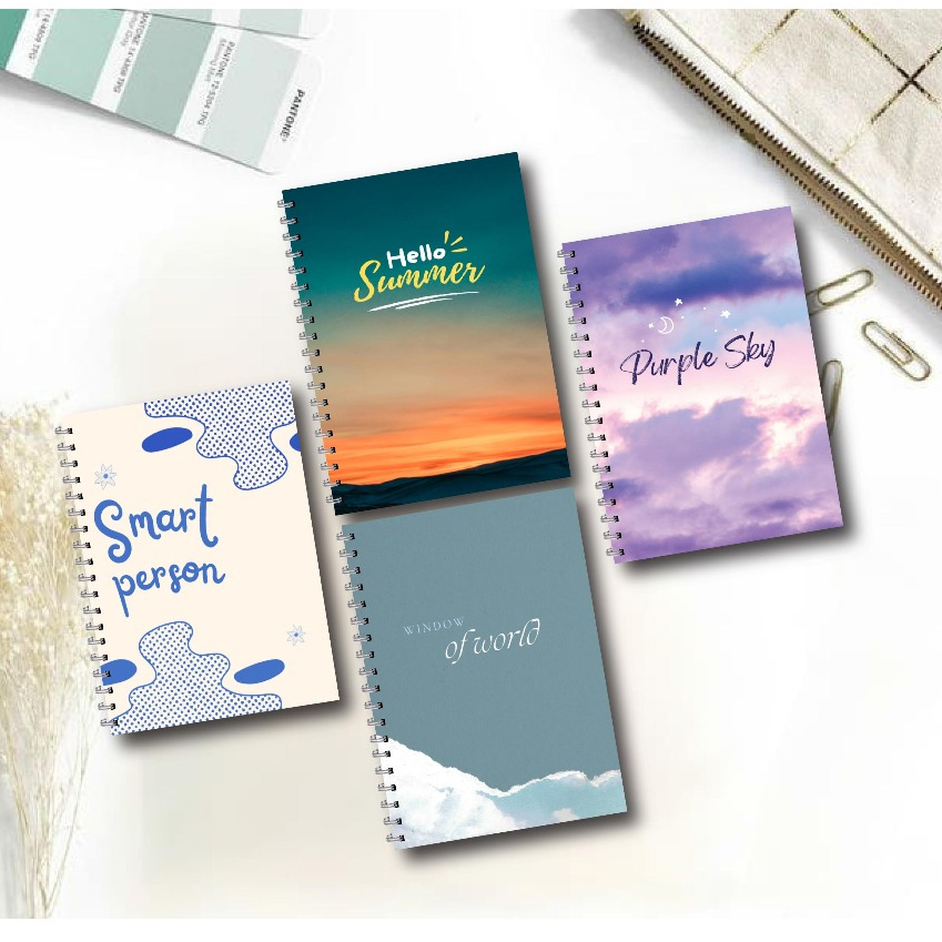 

Int Kreasi Notebook A5 Buku Catatan A5 Notebook Aesthetic Notebook Spiral isi Garis Dan Polos