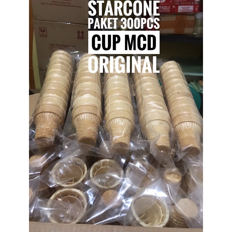 

STARCONE paket 300pcs MCD CUP ORIGINAL