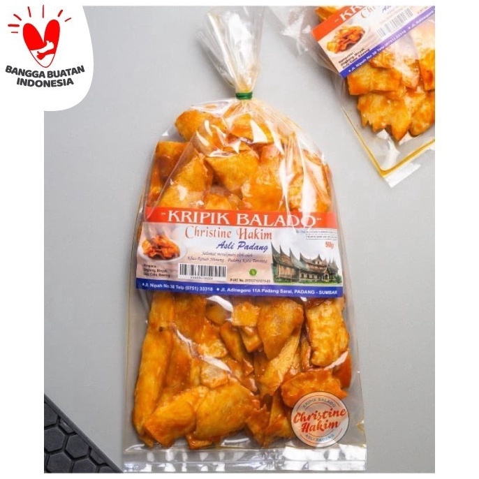 

READY keripik balado christine hakim 5g sanjai balado christine hakim Berkualitas