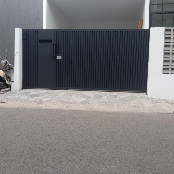 pagar rumah besi holo survei gratis