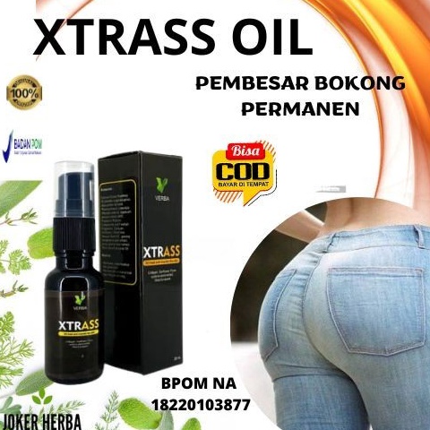NEW Xtrass Oil pembesar bokong permanen dan cepat pengencang pembesar payudara dan bokong cream pemb