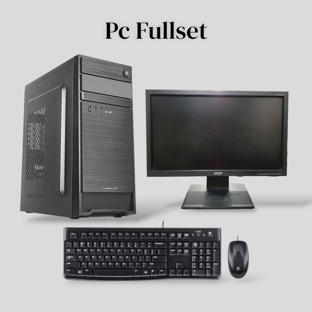 Paket Cpu i7 Haswell Ram 8gb Ssd 120gb – Monitor 19”, Pc Fullset. Pc rakitan casing baru