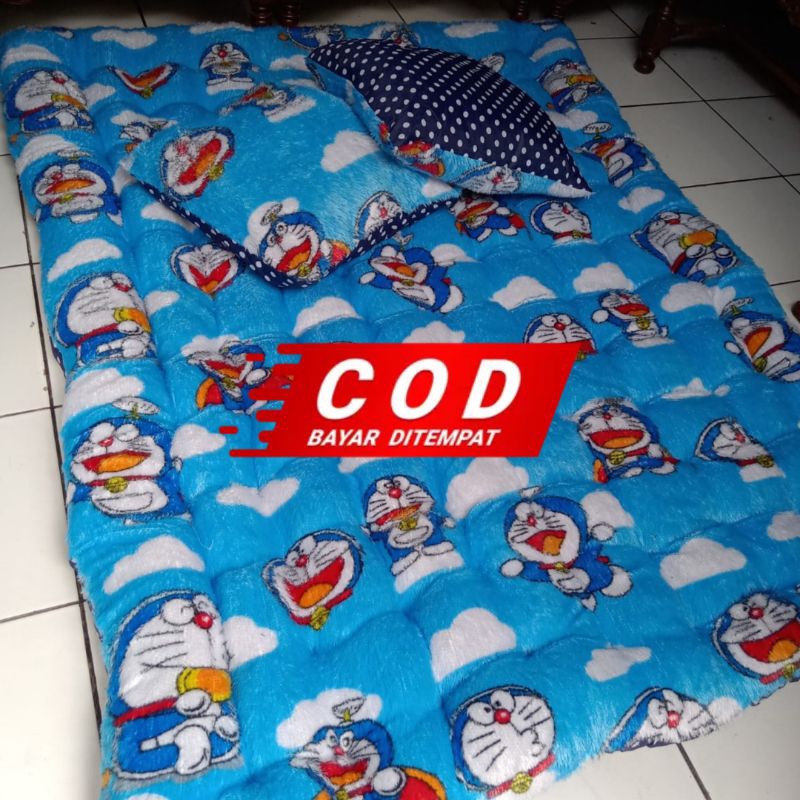Kasur Gender Bulu Rasfur Karakter uk 180x140x12cm Free Bantal