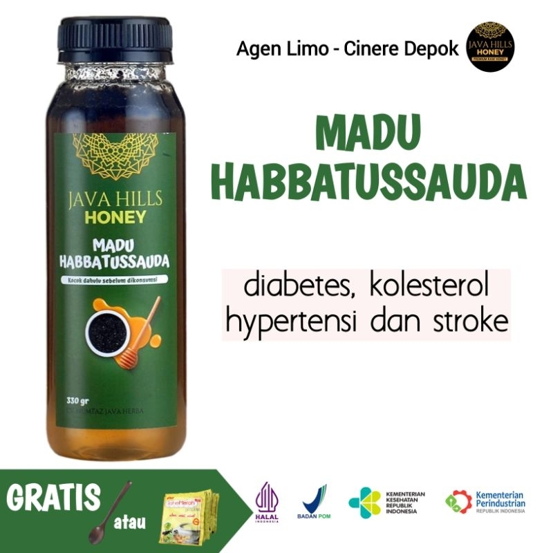 

Madu Habbatussauda Madu Herbal bersih darah 320 gr