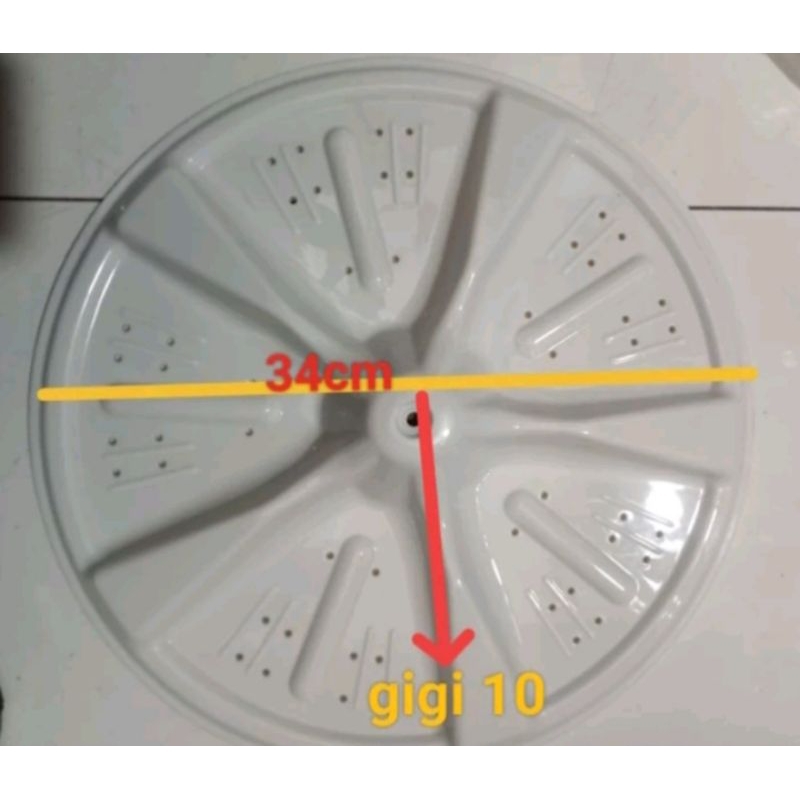 pulsator mesin cuci Sharp 2 tabung