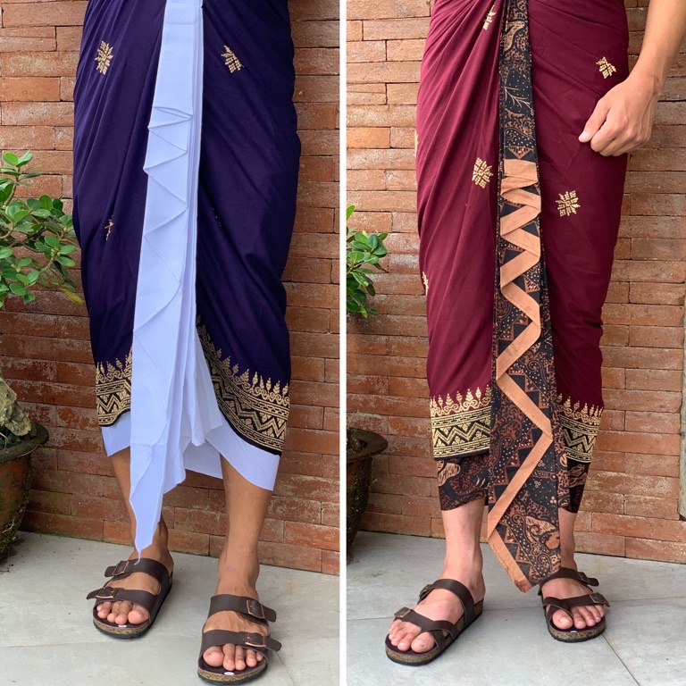 Pesan Saja KAMEN COWOK SETENGAH JADI PAKAIAN ADAT BALI ENDEK BALI