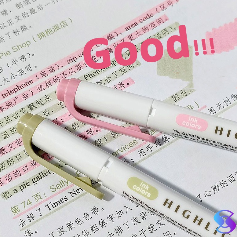 

KODE E93K Highlighter Penanda stabilo Pastel 1 Set 5Pcs 5Warna Penanda Berwarna Suning Mall