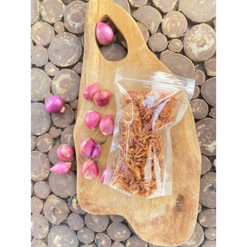 

Brambang goreng gurih ori, tanpa campuran