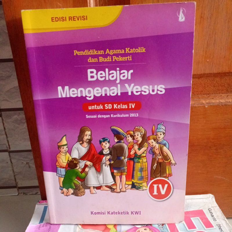 Buku Pendidikan agama Katolik dan Budi pekerti kelas 4 SD