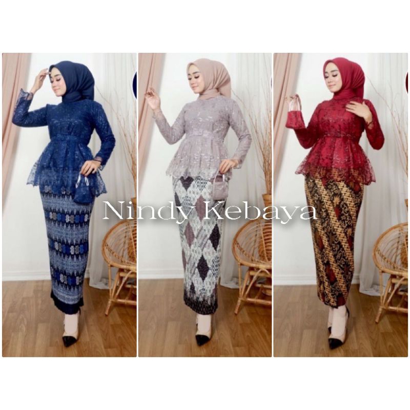 SETELAN KEBAYA MODERN CANTIKA BY NINDY KEBAYA WISUDA TERBARU KEBAYA TUNANGAN KEBAYA PESTA KEBAYA KON
