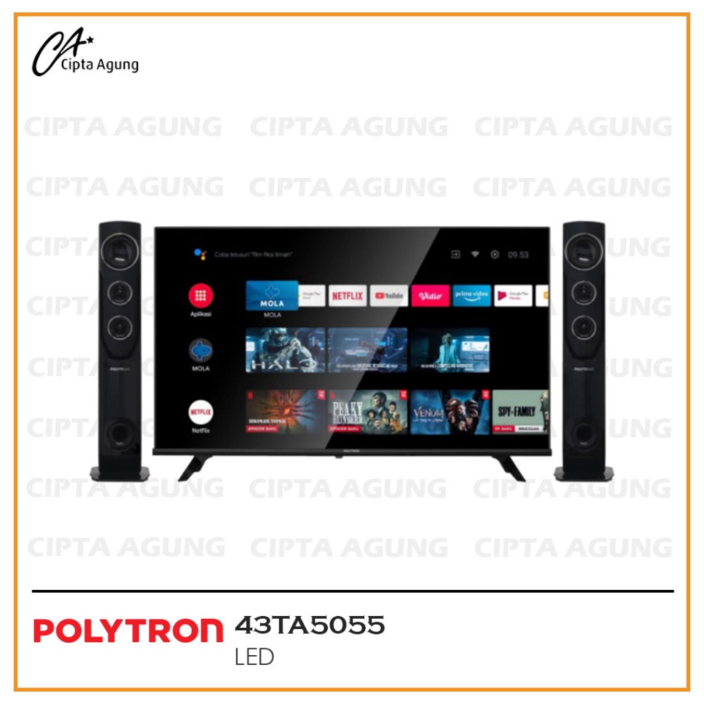 POLYTRON LED 43 INCH SMART TV PLD-43TA5055