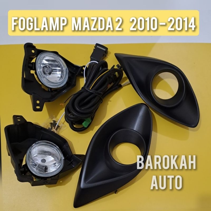 Foglamp Mobil Mazda Lampu Sorot Mazda 2 Tahun 2010 2011 2012 2013 2014 Komplit