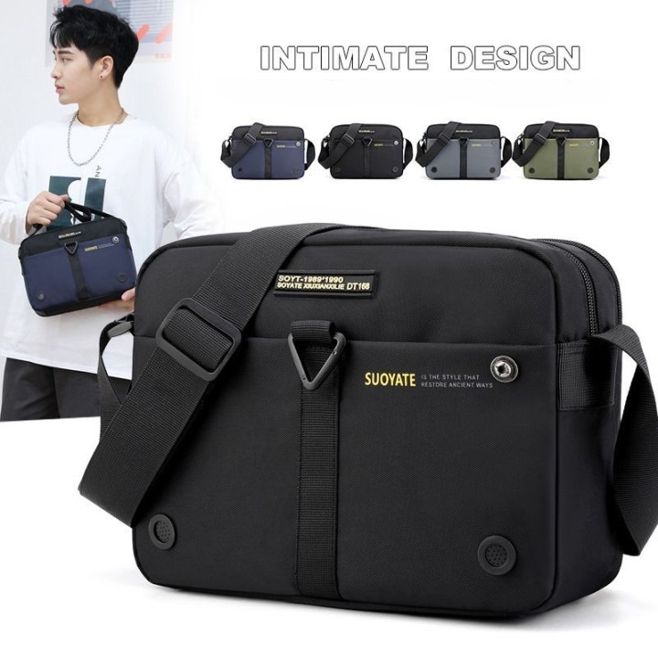 Tas Pria Selempang Tas Pria Bahu Tas Pinggang Pria SUOYATE Import Original DT305