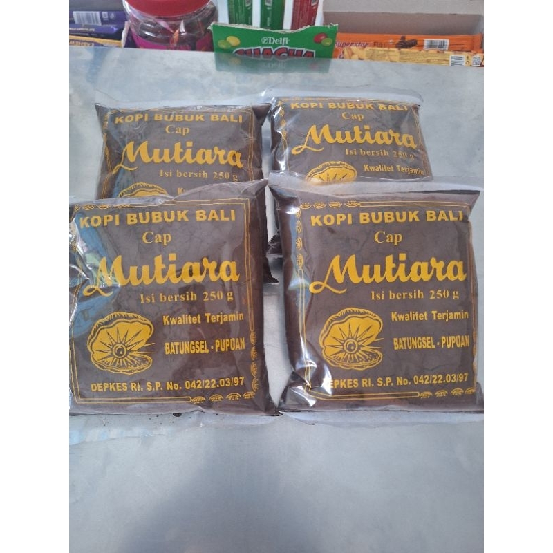 

Kopi Serbuk cap Mutiara 250gr