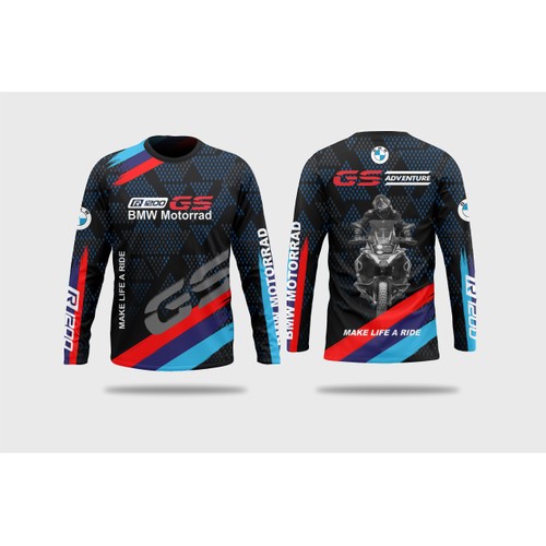 CLOTHING BAJU ATASAN PRINTING OUTDOR BMW GS MOBIL MOTOR TERBARU KEREN HIGH QUALITY