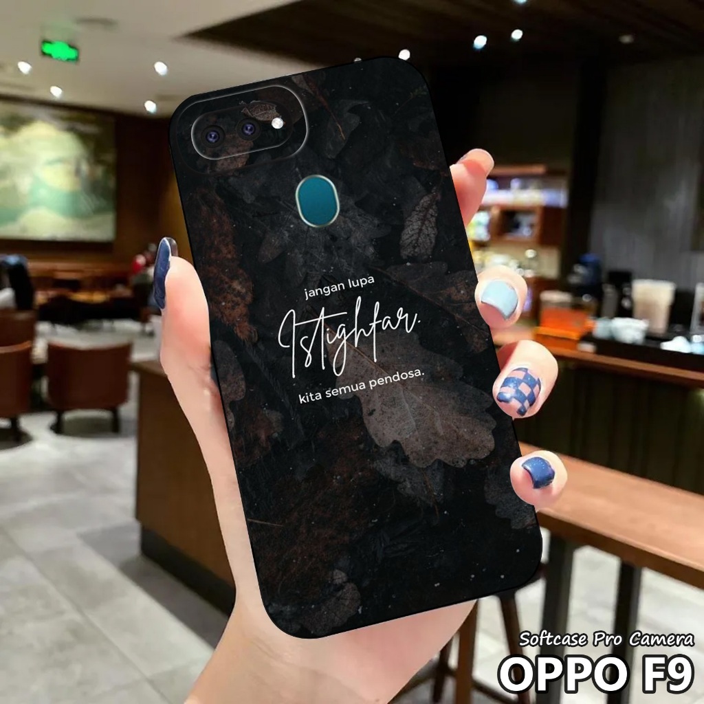 Case Oppo F9 - Casing Hp Oppo F9 ( QUOTES ) Softcase Pro Camera - Kesing - Silikon - Kondom Hp