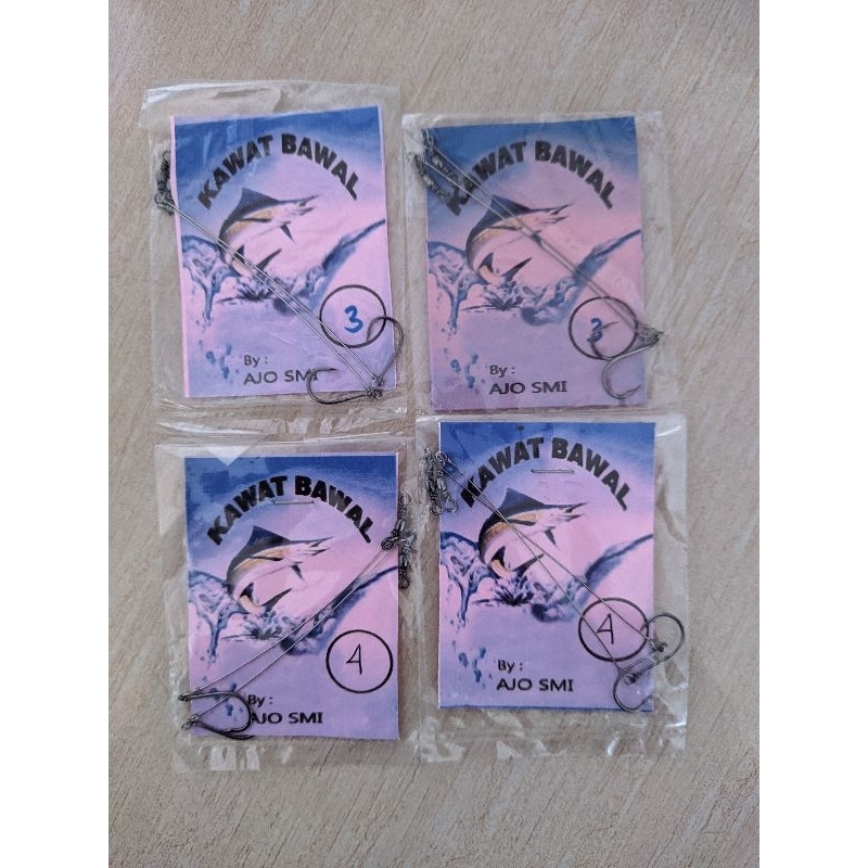 Kawat bawal | Rangkaian pancing ikan bawal