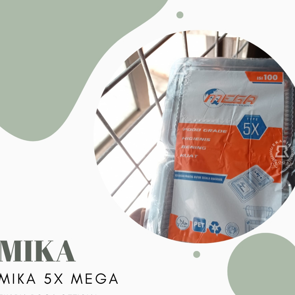 Mika Kue Plastik Mega 5X
