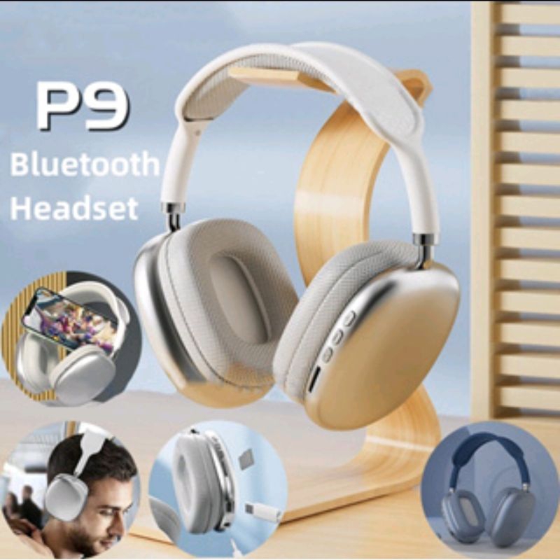 P9 Headfree Bluetooth Wireless Headphone HIFI Stereo Bass Headset Support TF Card Sport Gaming Blutu
