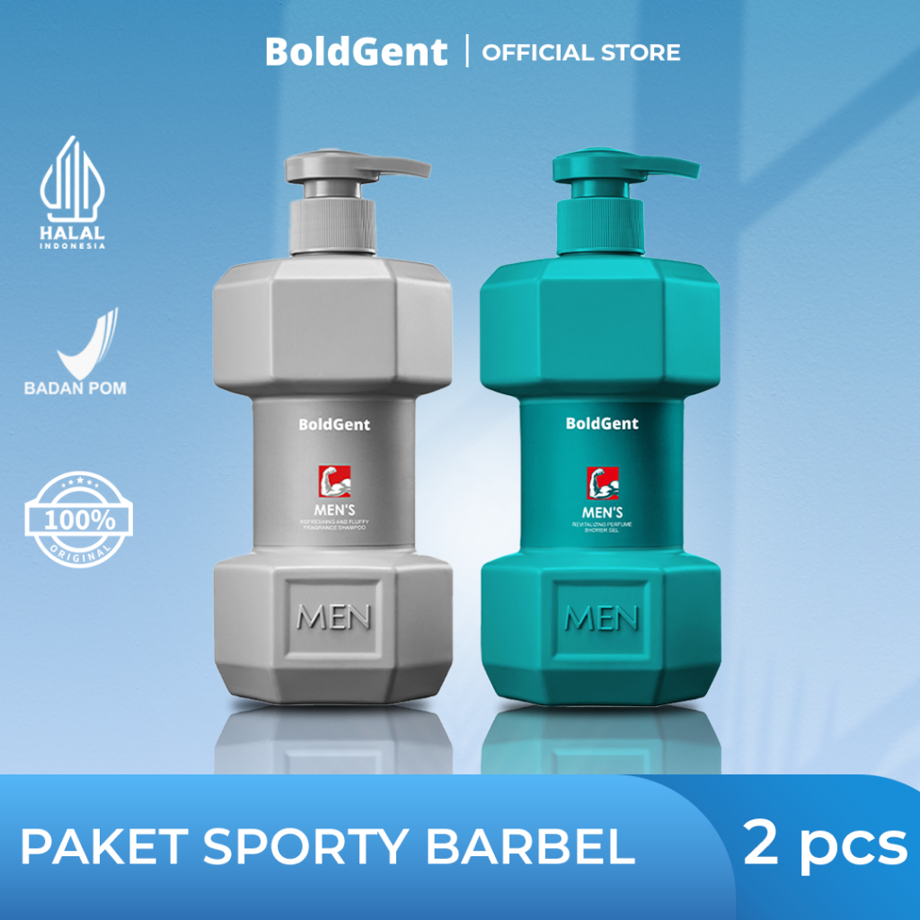 Boldgent - Bundle Sporty Barbel Lemon Fresh Anti Dandruf Care