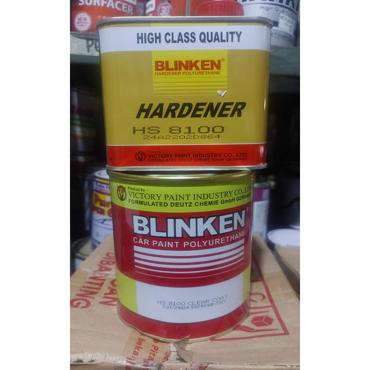 Vernish Blinken Clear Coat Polyurethane HS 8100 uk.1 liter + Hardener