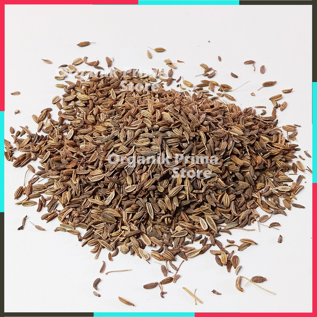 

Adas Jawa Kering Hitam Bersih dan Organik