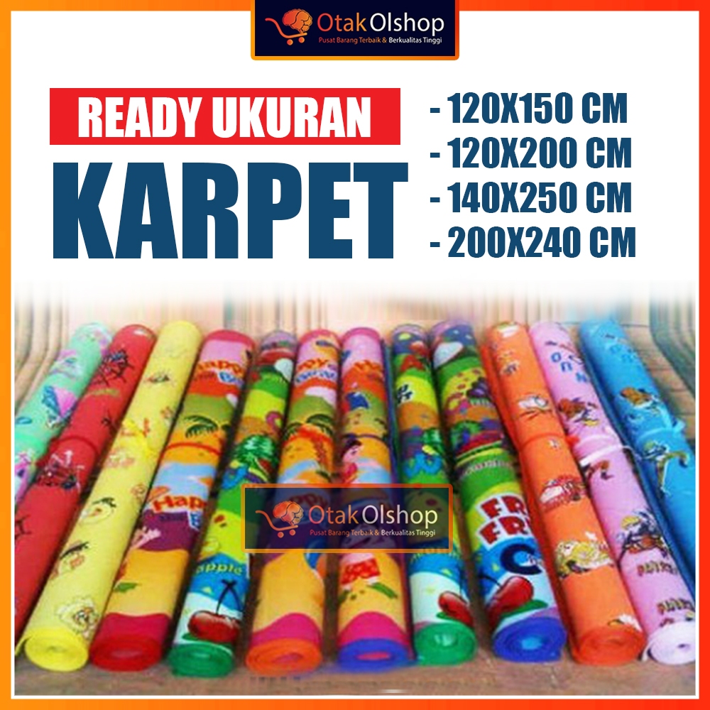 KARPET SPON JUMBO TAHAN AIR / Karpet Super jumbo / Tikar piknik alas kasur / karpet anti slip