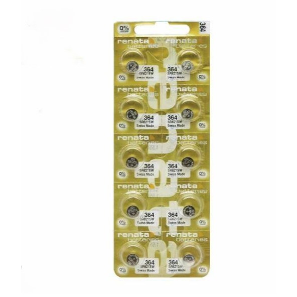 Baterai Renata Gold SR621SW / 364  Renata SR 621 SW GOLD Original Baterai Kancing Batre Battery