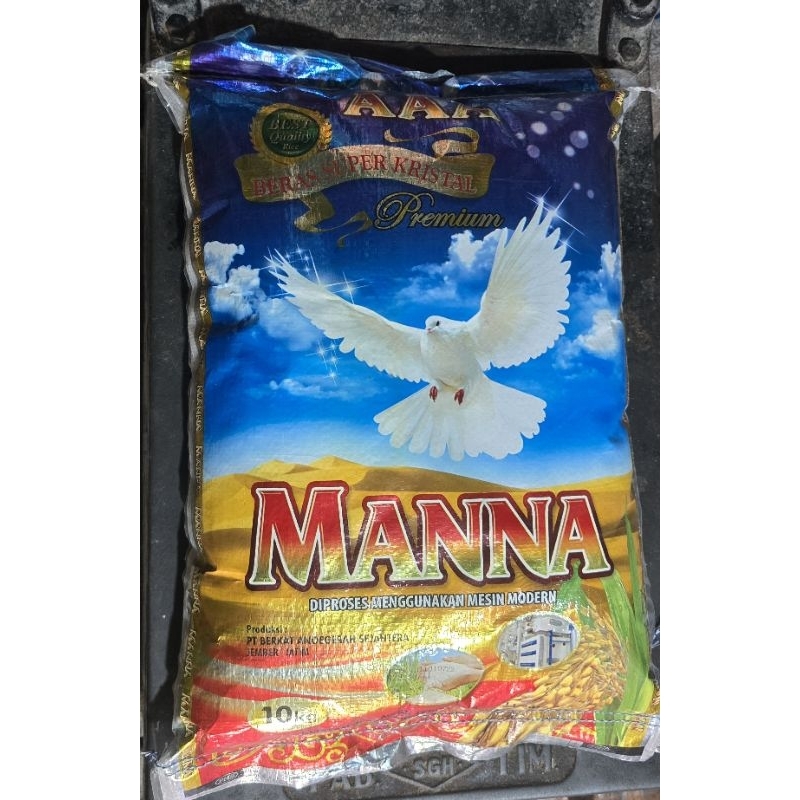 

Beras Manna super preminum AAA 10 kg