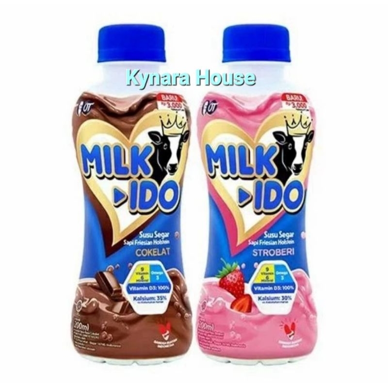 

Milkido Susu Botol 200ml (Karton)