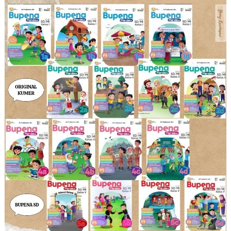 BUPENA SD KELAS 1-6 kurikulum MERDEKA ORIGINAL